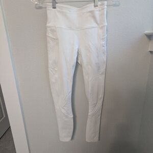 lululemon athletica White High-Rise Workout Leggings